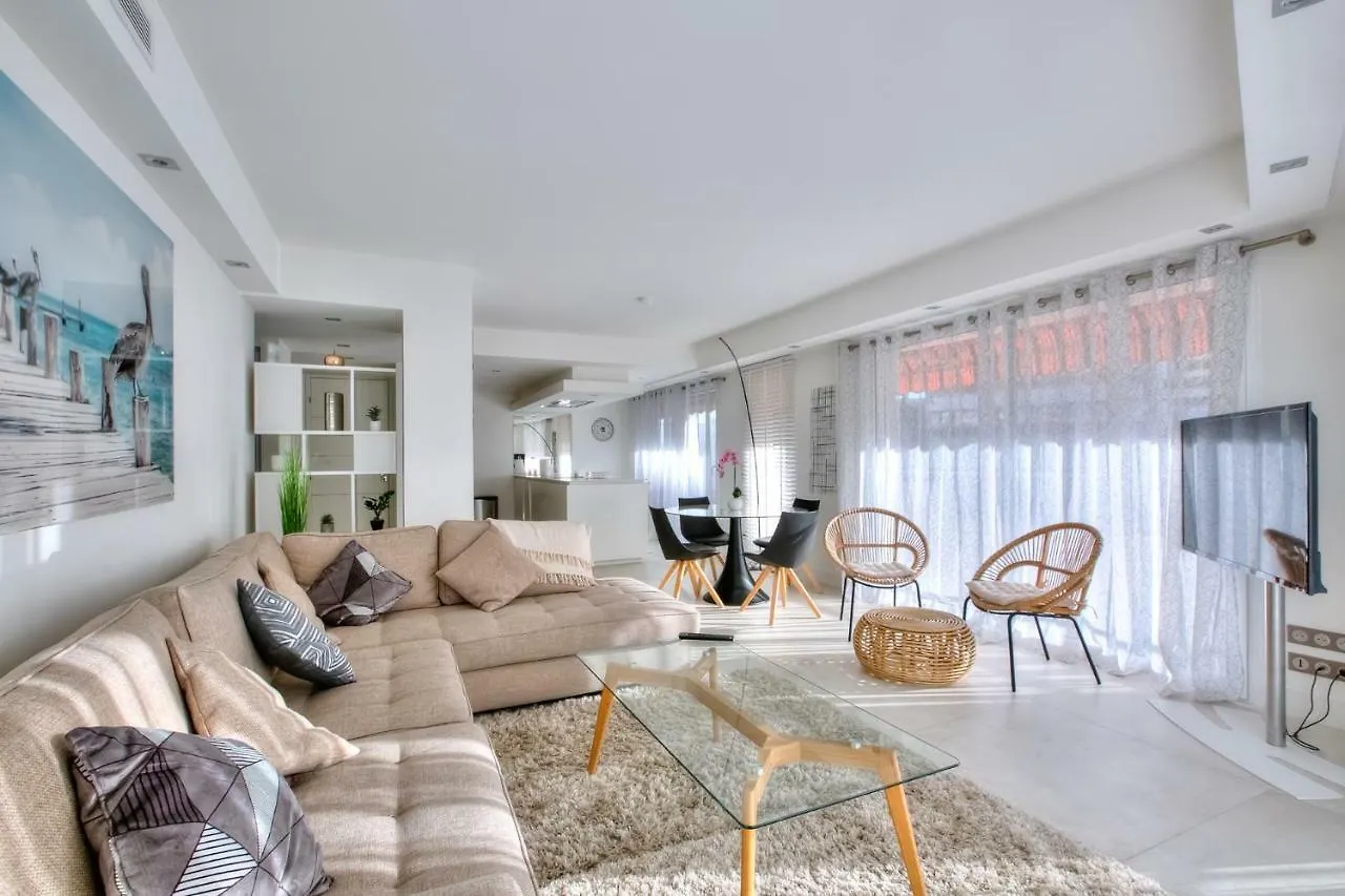 Magnifique Appartement Renove 1Mn Des Plages Cannes
